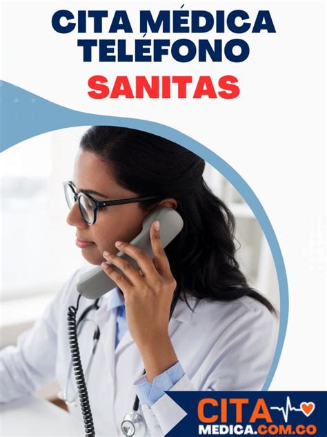 citas eps sanitas teléfono|Citas médicas Sanitas EPS